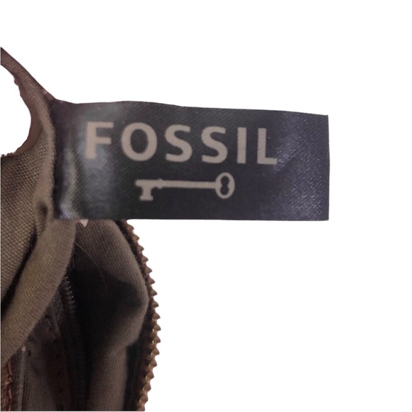 Fossil Tan Canvas Messanger Bag Cross Body ZB4709 - Picture 8 of 11